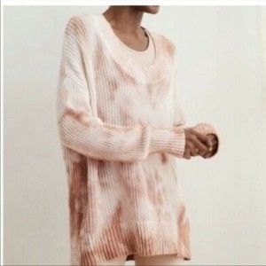 Aerie by American Eagle Blush Tie Dye Summer Cotton Sweater